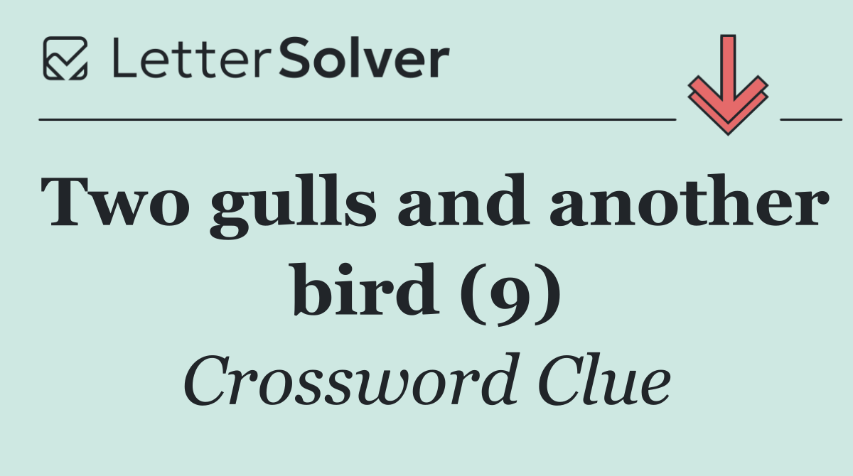 Two gulls and another bird (9)