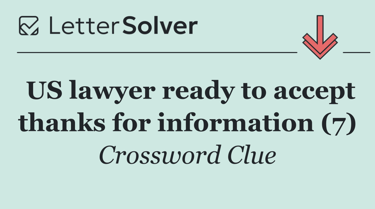 US lawyer ready to accept thanks for information (7)