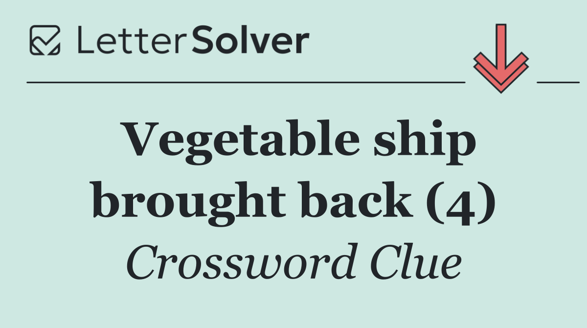 Vegetable ship brought back (4)