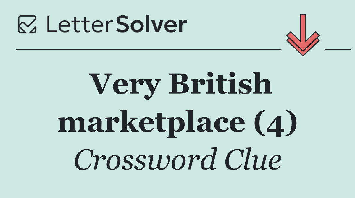 Very British marketplace (4)
