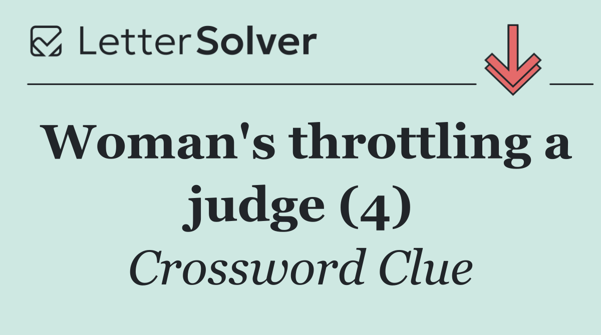 Woman's throttling a judge (4)
