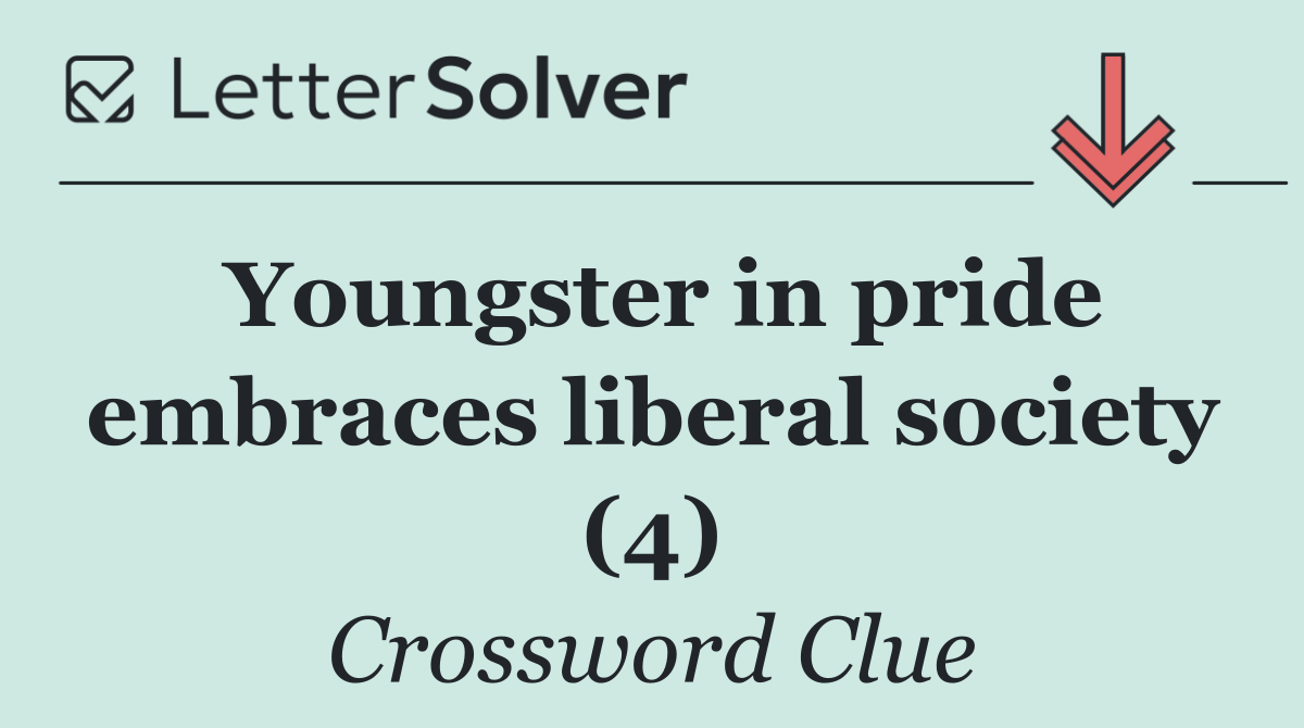 Youngster in pride embraces liberal society (4)