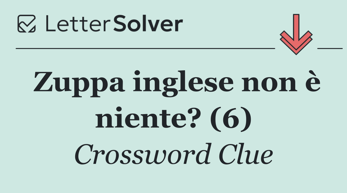 Zuppa inglese non è niente? (6)