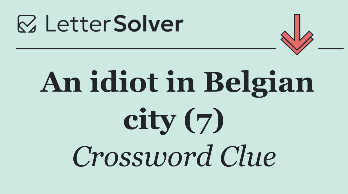An idiot in Belgian city (7)