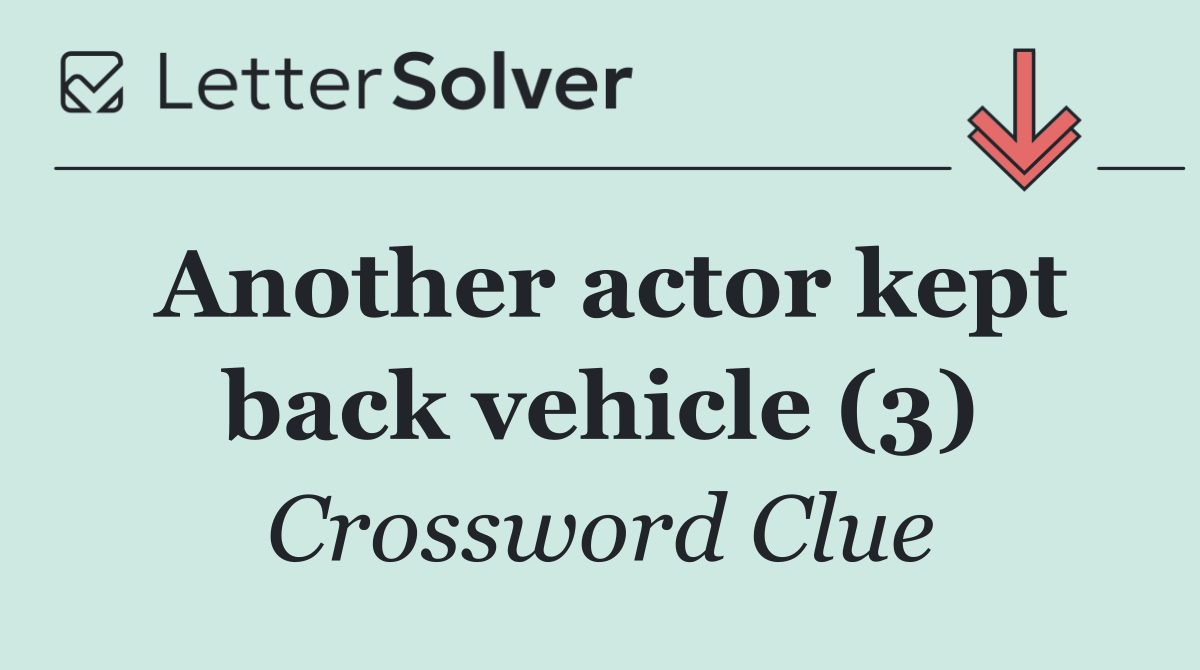 Another actor kept back vehicle (3)