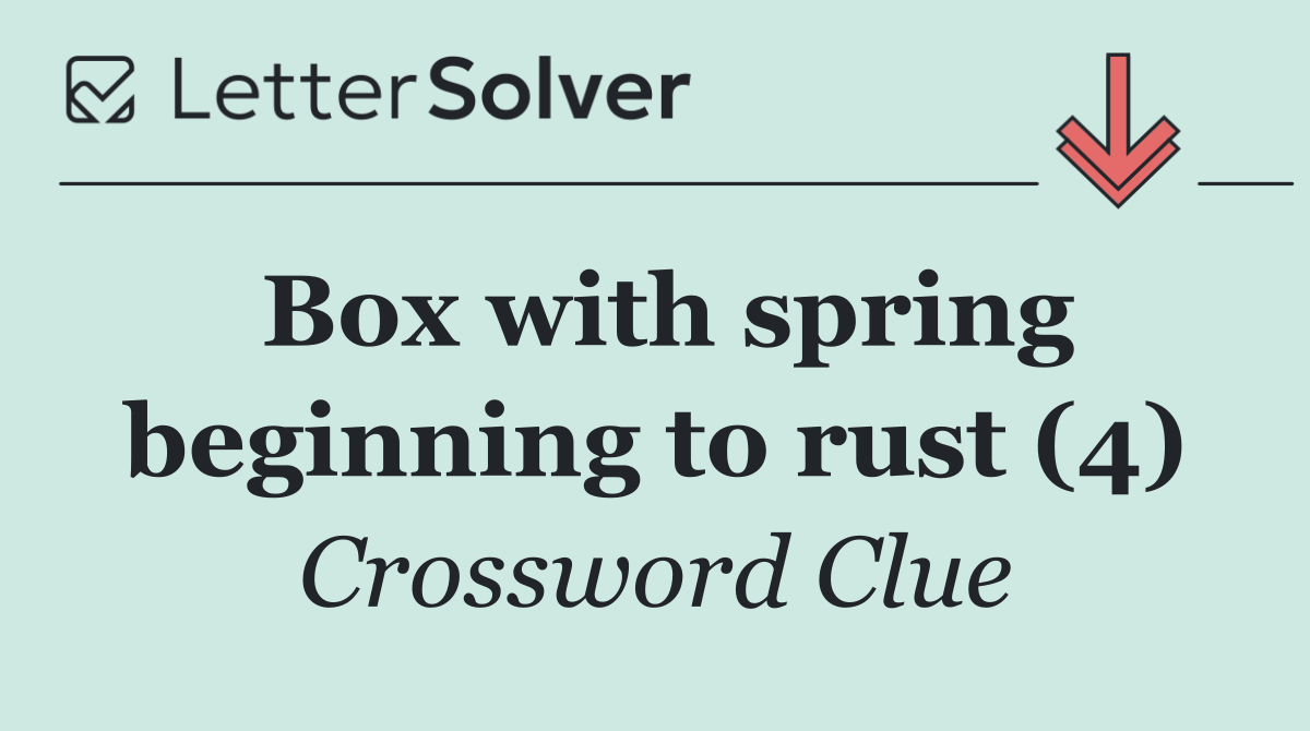 Box with spring beginning to rust (4)