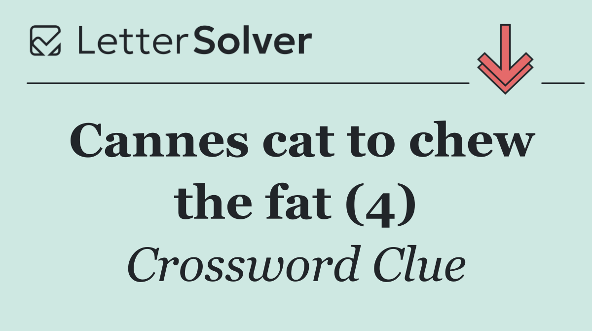 Cannes cat to chew the fat (4)