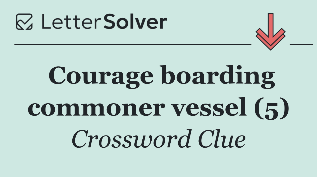 Courage boarding commoner vessel (5)