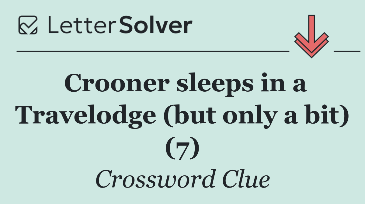 Crooner sleeps in a Travelodge (but only a bit) (7)