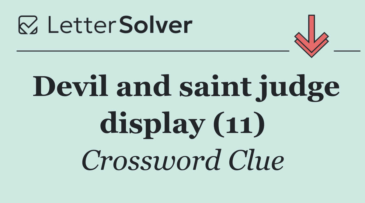 Devil and saint judge display (11)