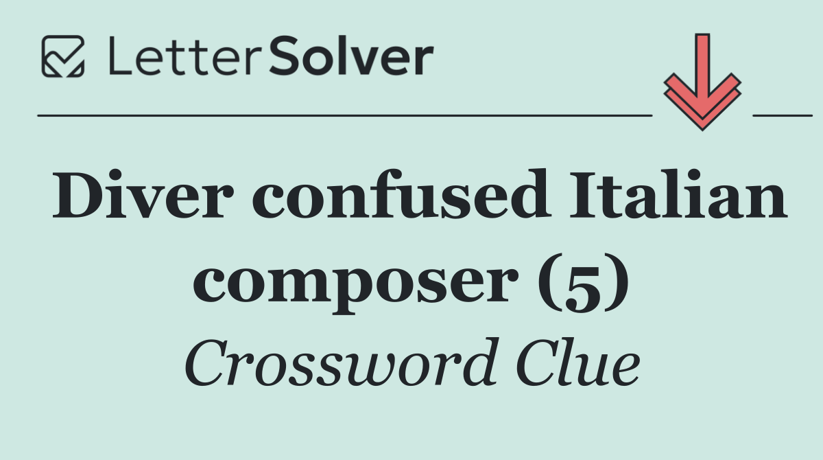 Diver confused Italian composer (5)