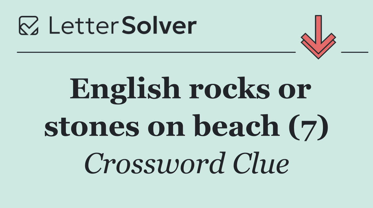 English rocks or stones on beach (7)