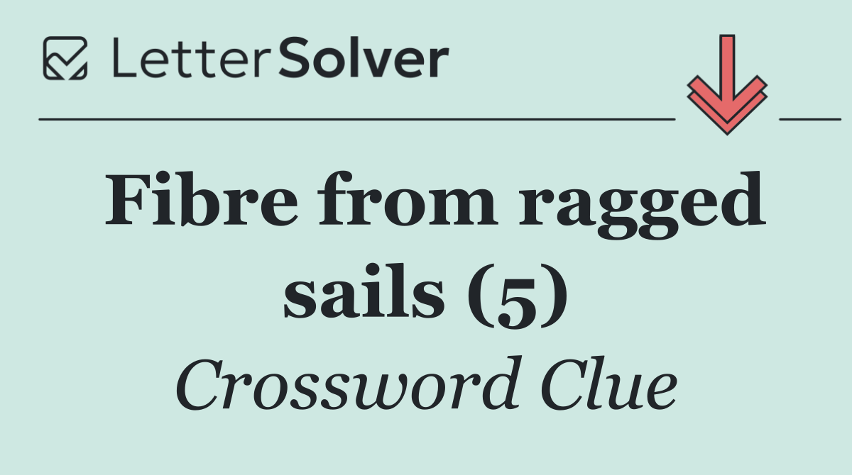 Fibre from ragged sails (5)