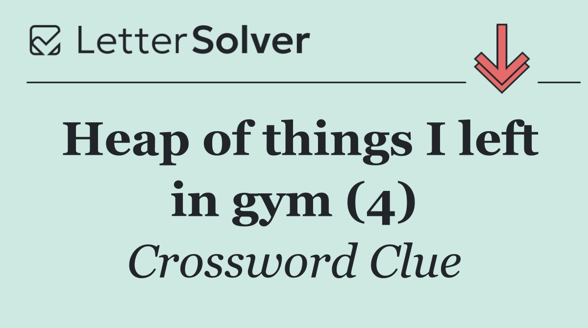 Heap of things I left in gym (4)