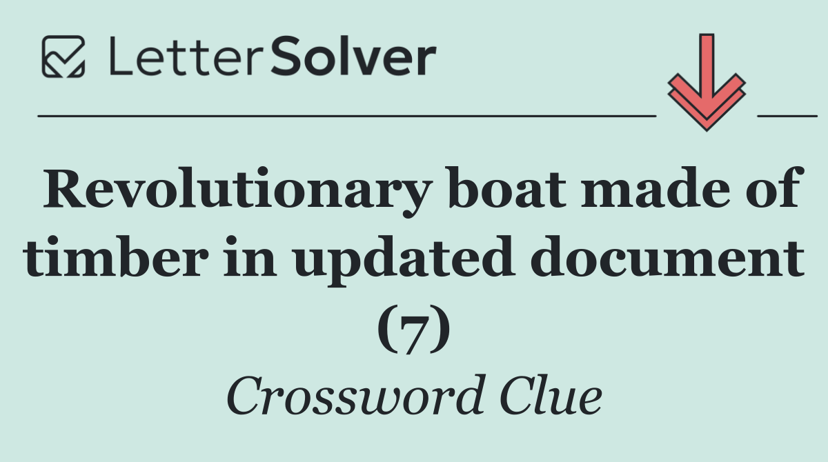 Revolutionary boat made of timber in updated document (7)