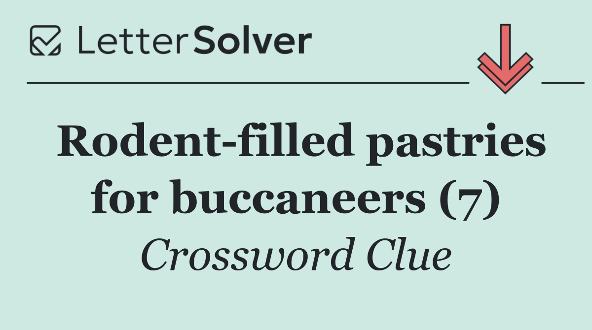 Rodent filled pastries for buccaneers (7)