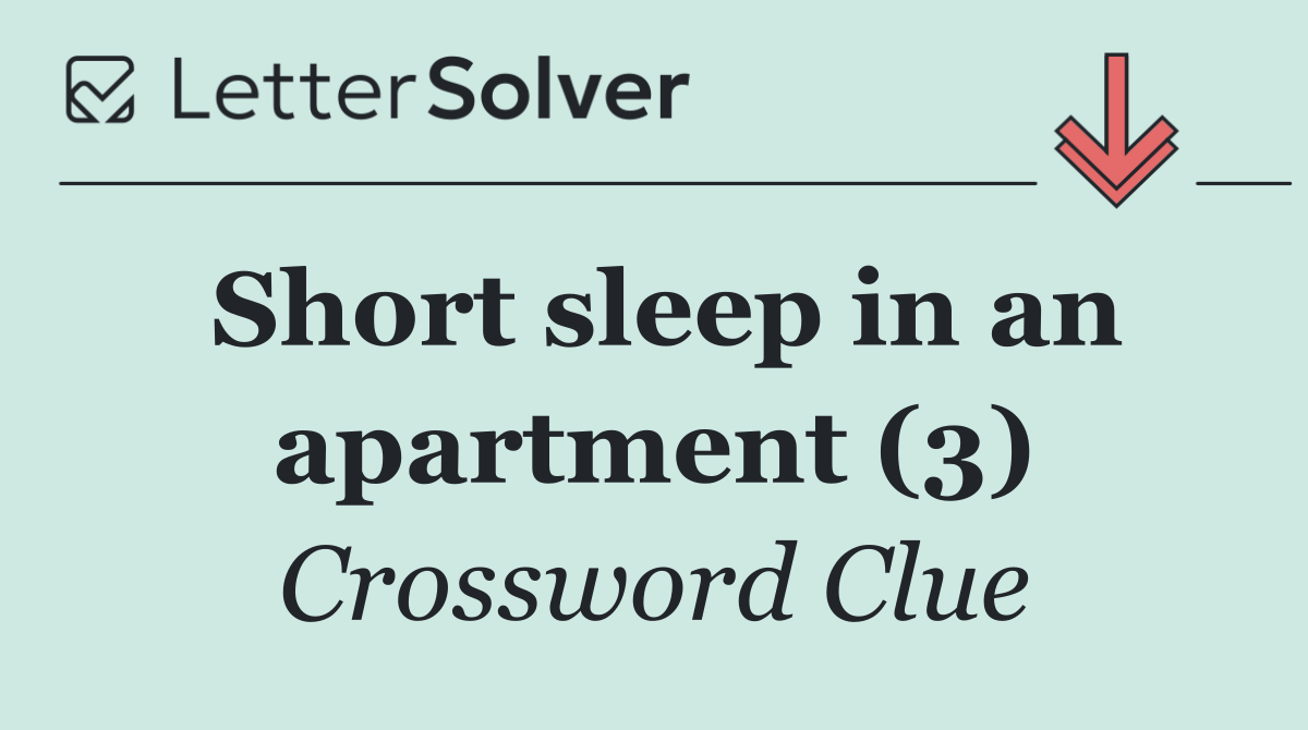 Short sleep in an apartment (3)