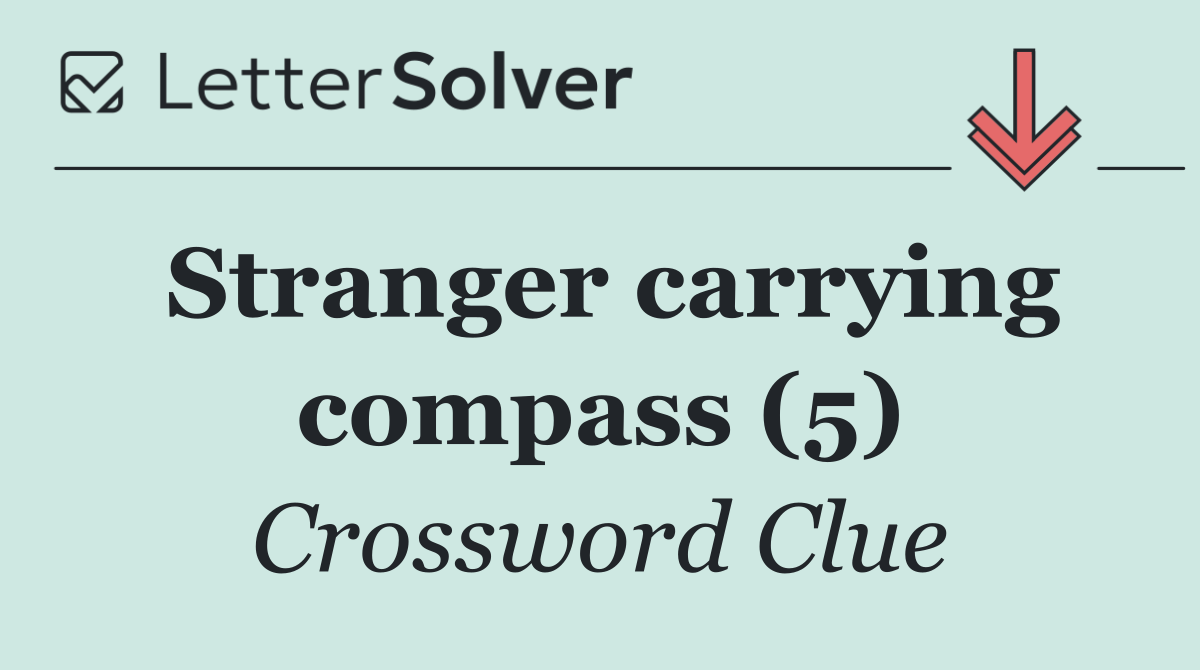 Stranger carrying compass (5)