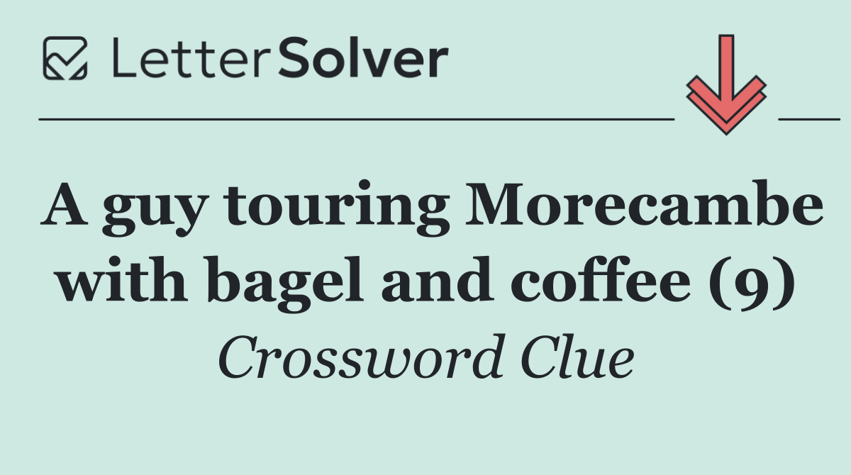 A guy touring Morecambe with bagel and coffee (9)