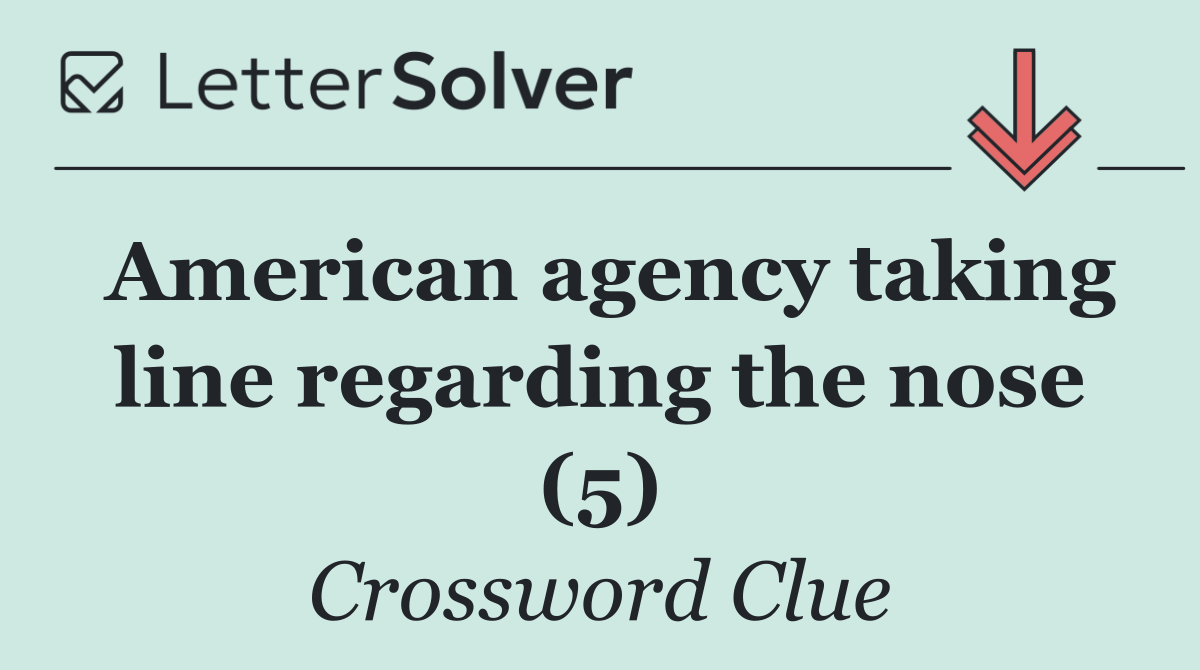 American agency taking line regarding the nose (5)