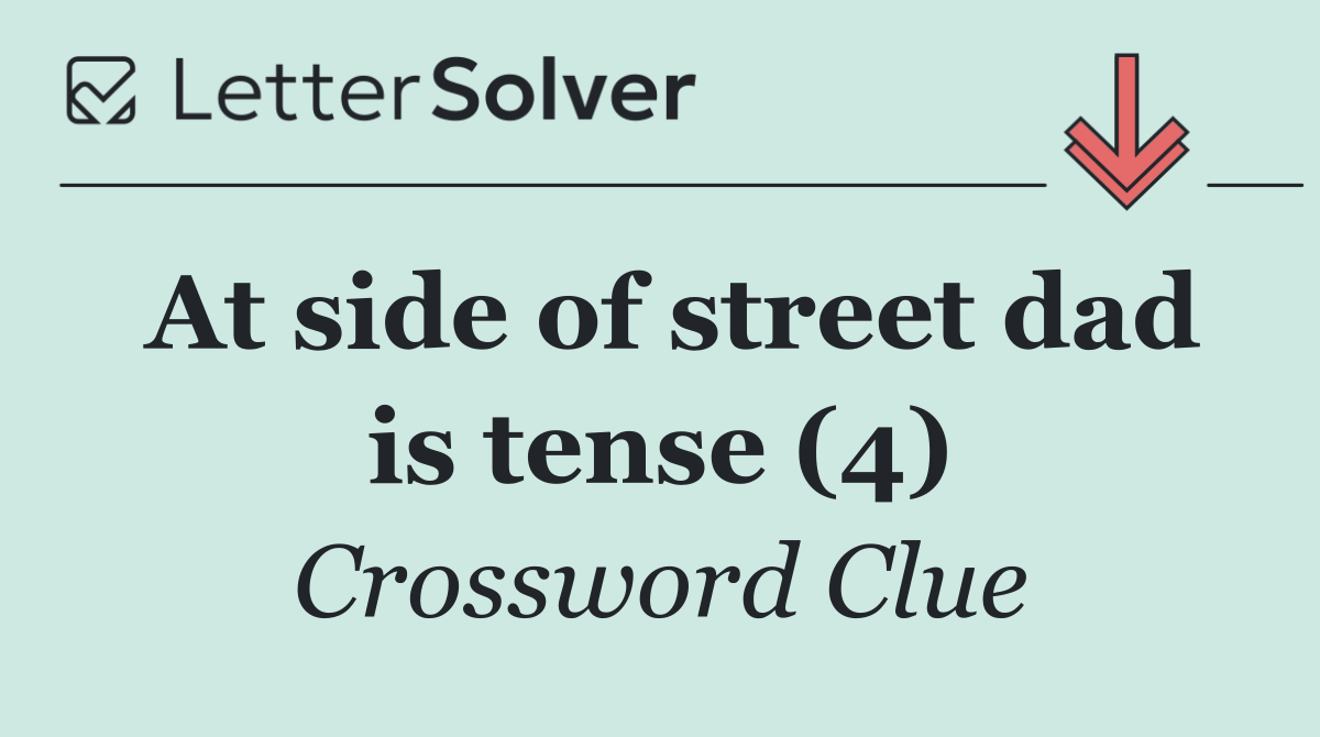 At side of street dad is tense (4)