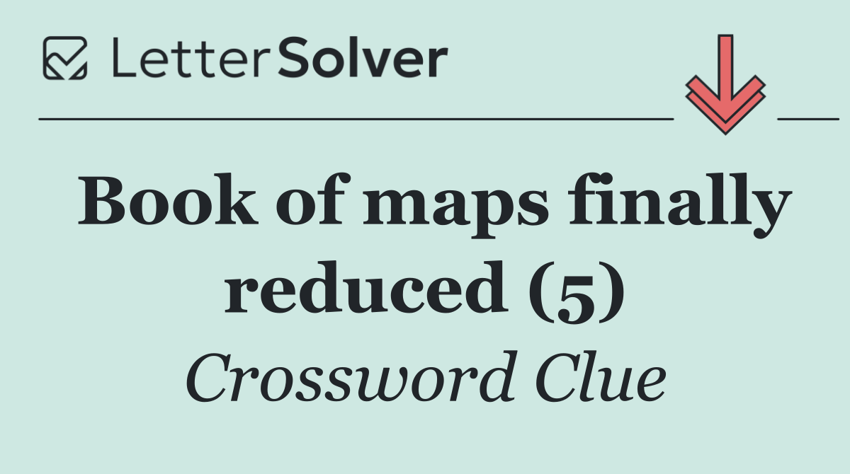 Book of maps finally reduced (5)