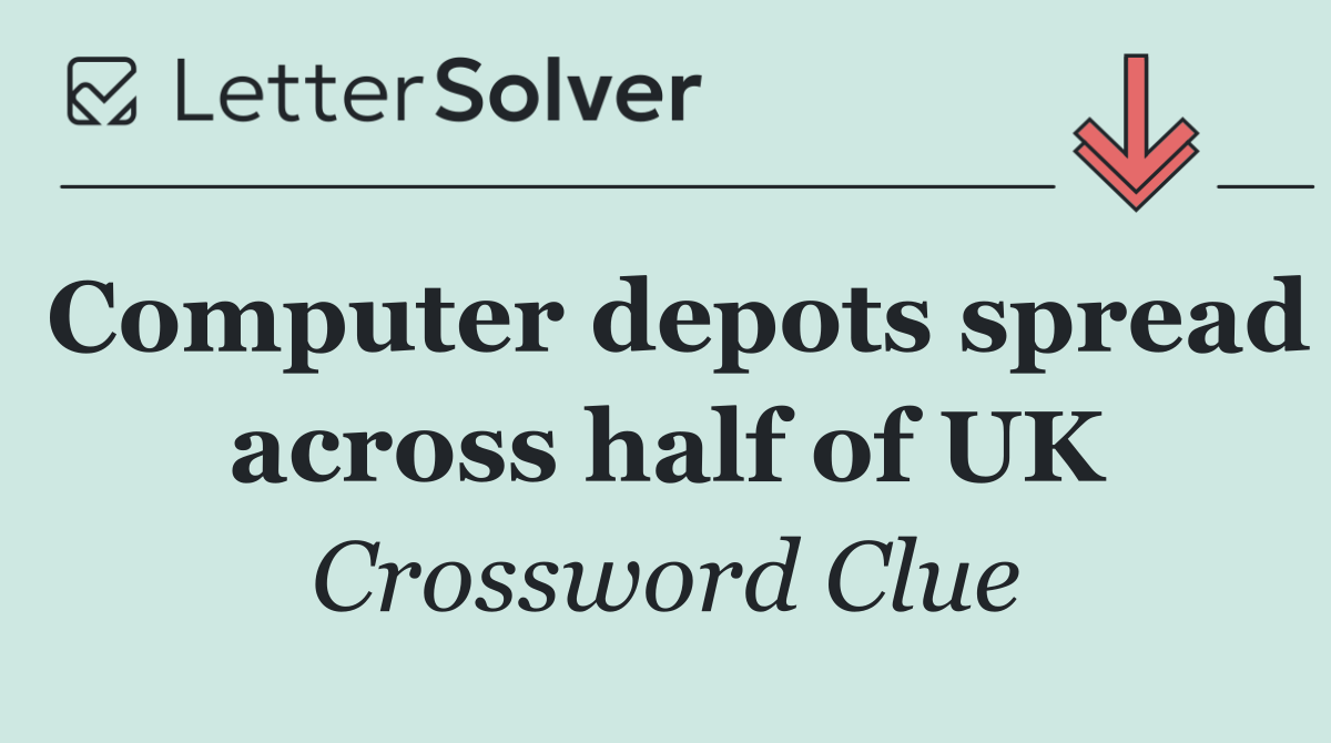 Computer depots spread across half of UK