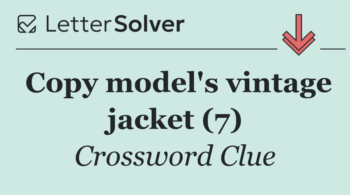 Copy model's vintage jacket (7)