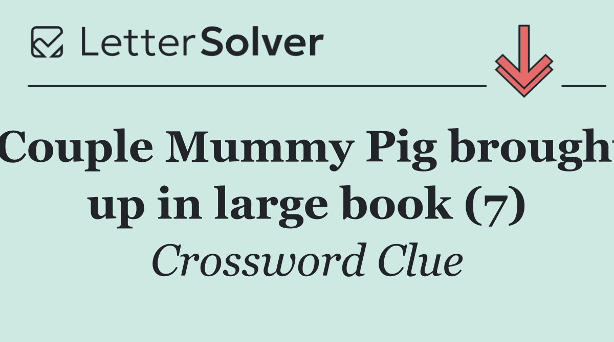 Couple Mummy Pig brought up in large book (7)