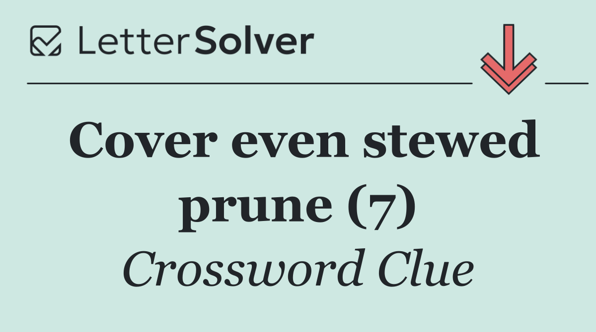 Cover even stewed prune (7)