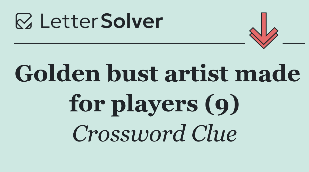 Golden bust artist made for players (9)