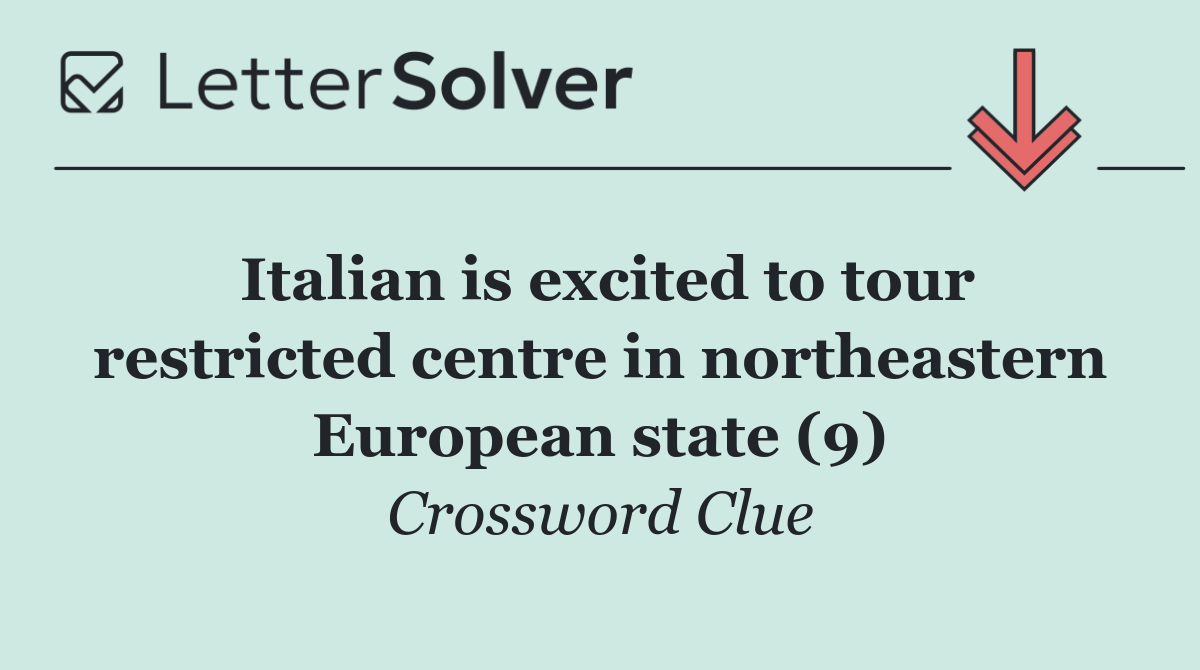 Italian is excited to tour restricted centre in northeastern European state (9)