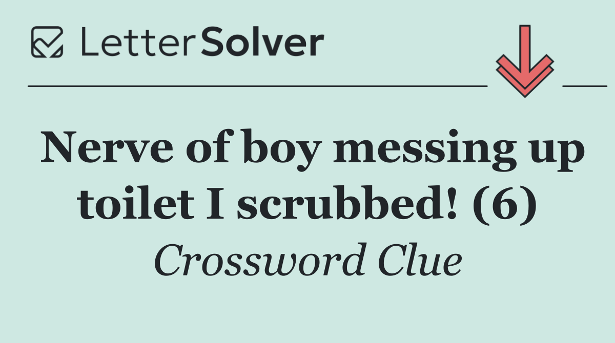 Nerve of boy messing up toilet I scrubbed! (6)