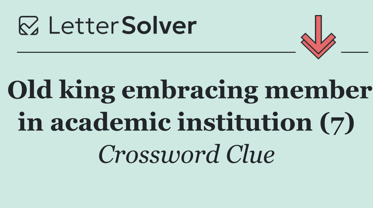 Old king embracing member in academic institution (7)