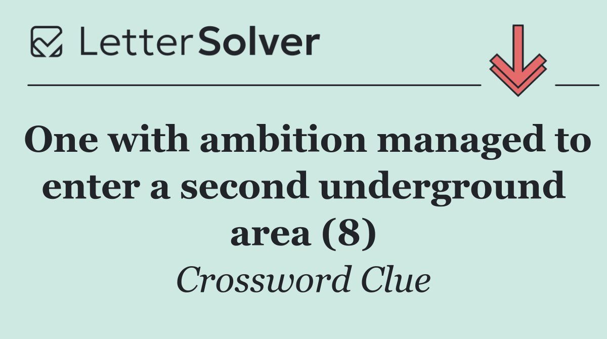 One with ambition managed to enter a second underground area (8)