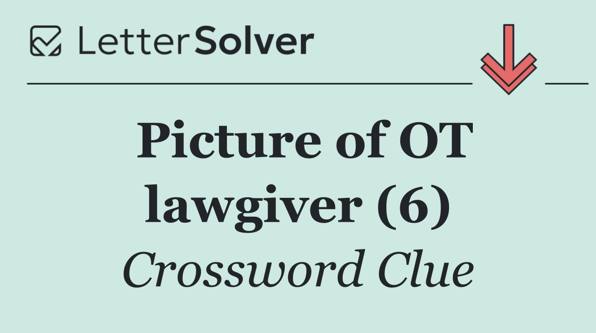 Picture of OT lawgiver (6)