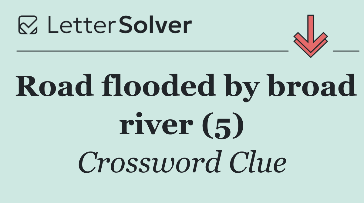 Road flooded by broad river (5)