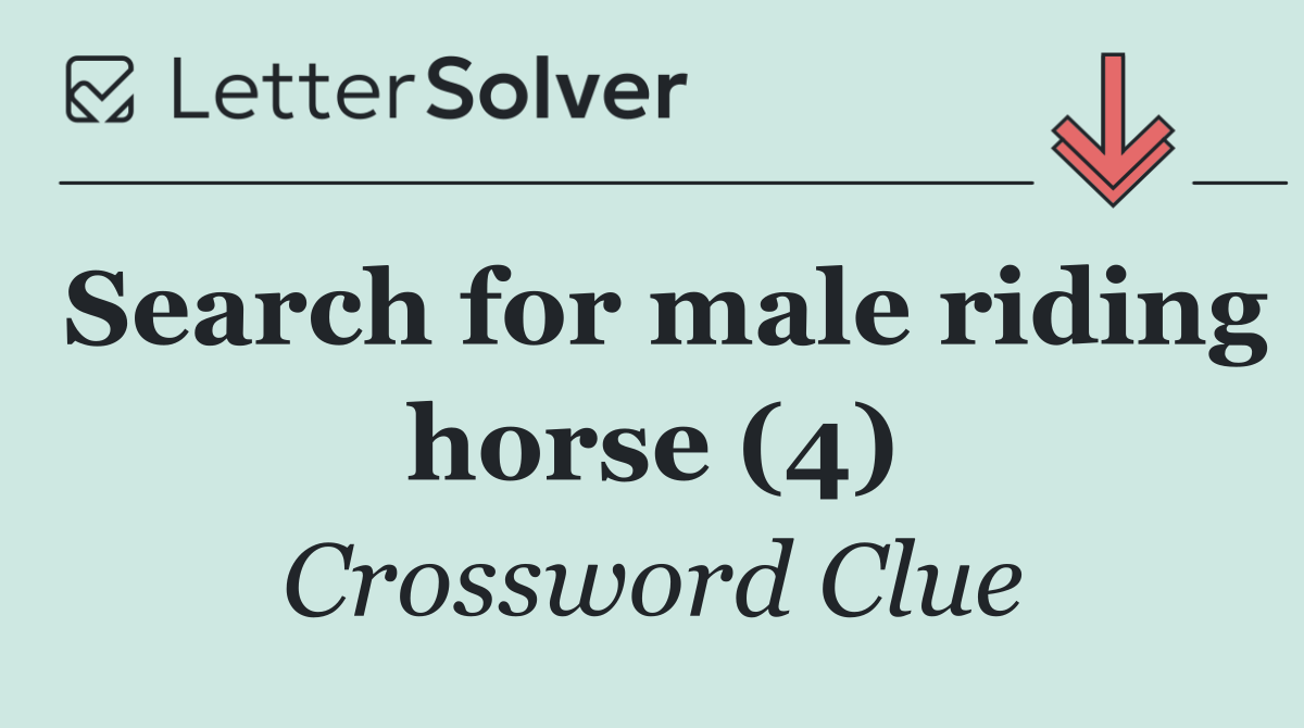 Search for male riding horse (4)