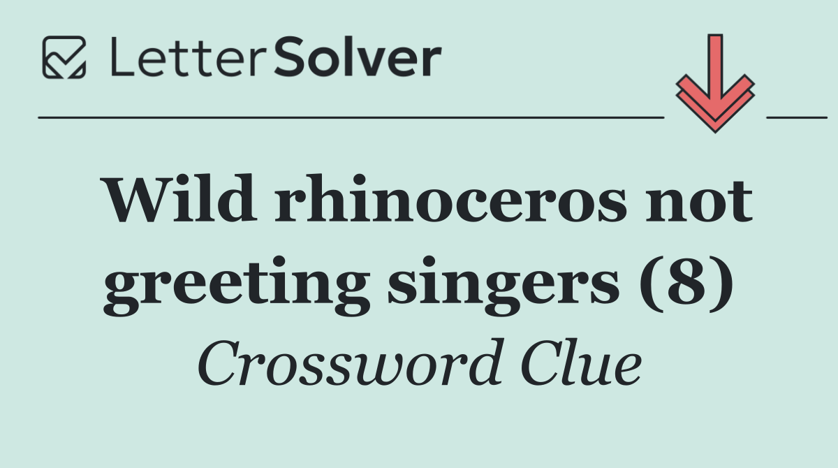 Wild rhinoceros not greeting singers (8)