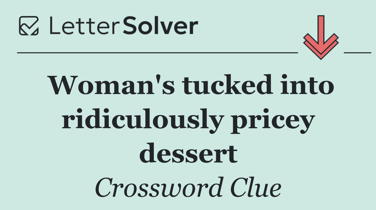 Woman's tucked into ridiculously pricey dessert