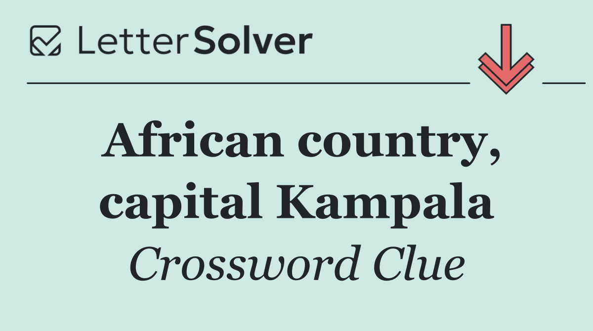 African country, capital Kampala