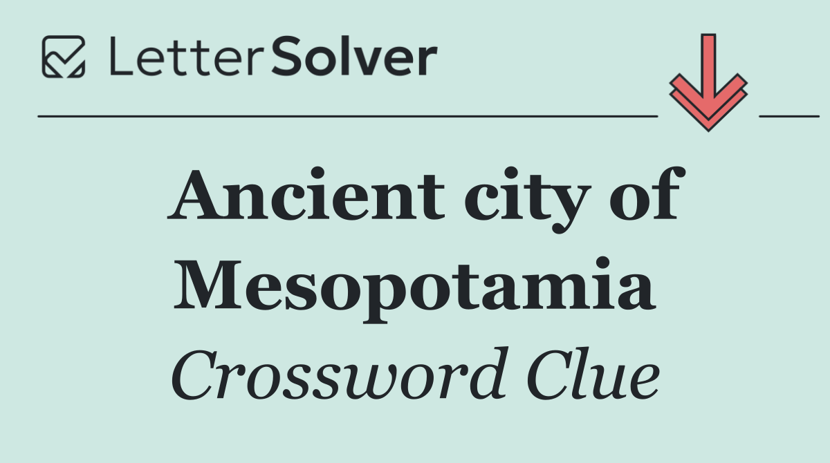 Ancient city of Mesopotamia