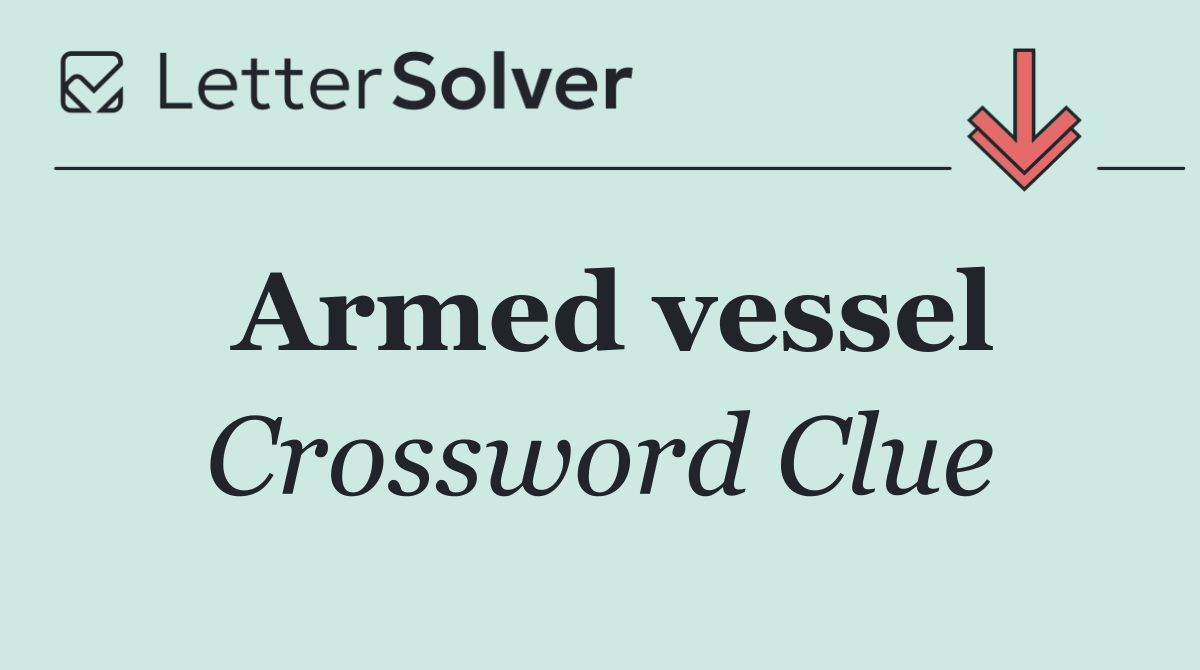 Armed vessel
