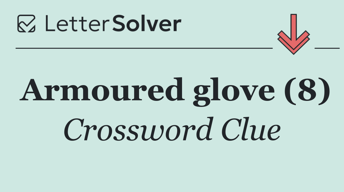 Armoured glove (8)