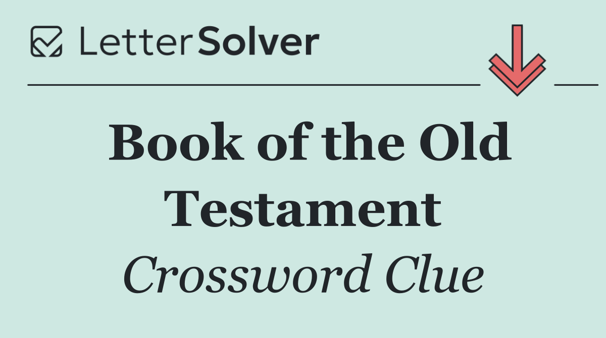 Book of the Old Testament