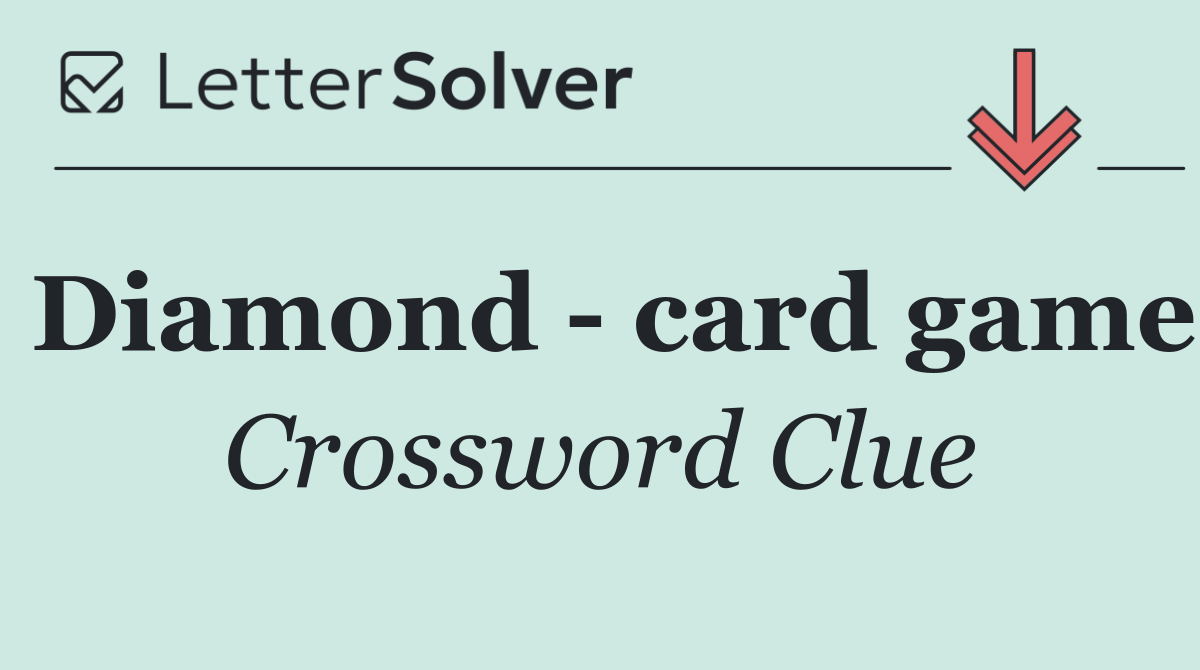 Diamond   card game