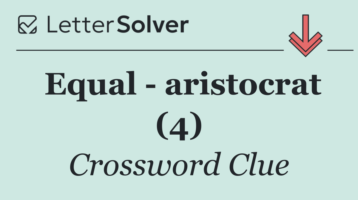 Equal   aristocrat (4)