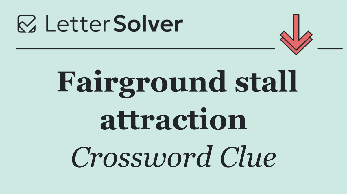 Fairground stall attraction