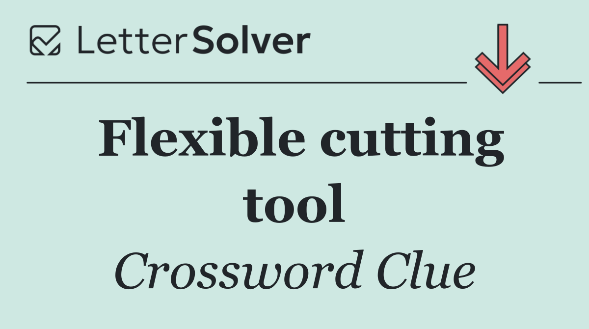 Flexible cutting tool