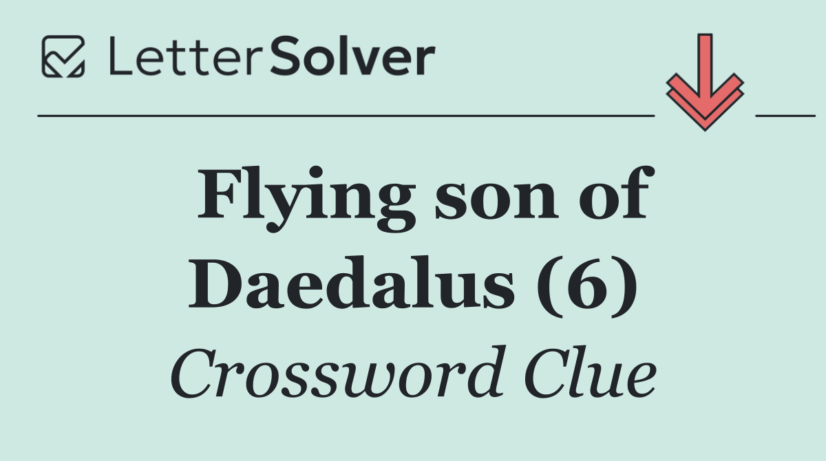 Flying son of Daedalus (6)